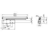 CIERRAPUERTAS GEZE TS 3000 V SIN GUÍA