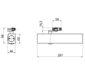 CIERRAPUERTAS GEZE TS 4000 SIN BRAZO