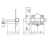 CERROJO FAC 301L/80