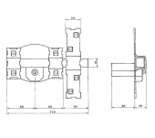 CERROJO FAC 301R/120