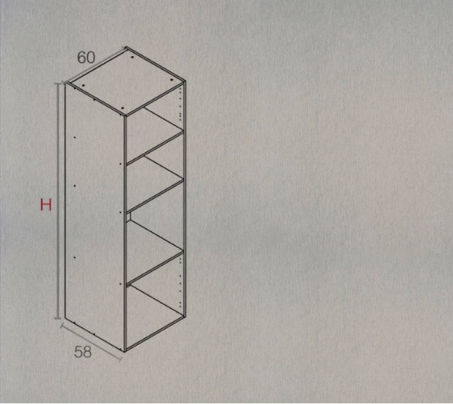 COLUMNA COCINA HIDRÓFUGA ALUMINIO HORNO MICROONDAS