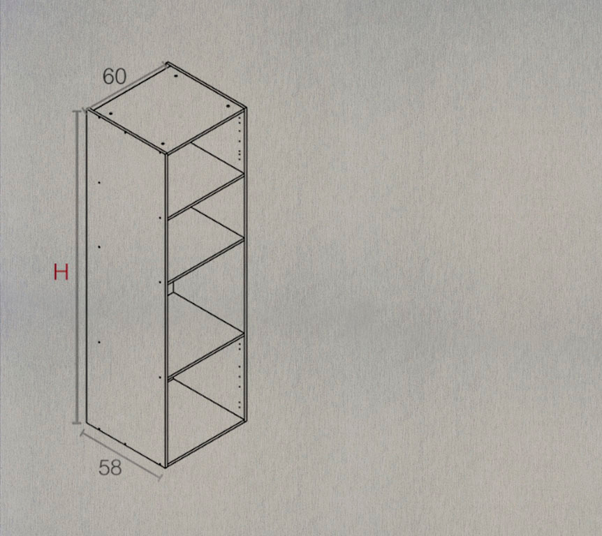 COLUMNA COCINA HIDRÓFUGA ALUMINIO HORNO MICROONDAS