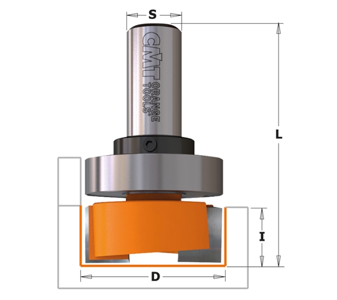 FRESA CMT PARA RANURAR VÁSTAGO 8MM