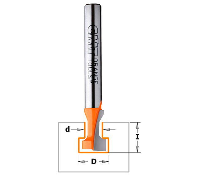 FRESA CMT PARA CERRADURAS VÁSTAGO 8MM