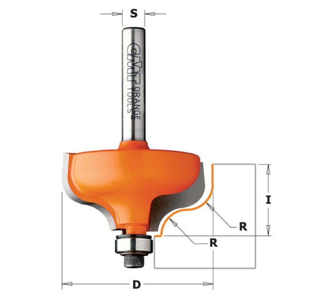 FRESA CMT PERFILAR VÁSTAGO 8MM