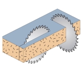 SERRA CIRCULAR CMT DENT TRAPEZOÏDAL