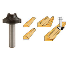 FRESA HERCO 1/4 RADI CÒNCAU TIJA 8MM