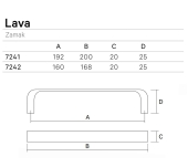 TIRADOR MUEBLE LAVA 724