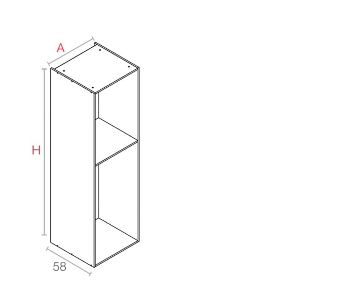 COLUMNA CUINA HIDRÒFUGA REBOST BLANC