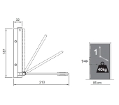 MUELLE BRAZO JUSTOR MB 56