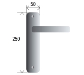 MANILLAS PUERTA PLACA HERRAYMA MR-136