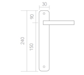 MANETES PORTA PLACA ESTRETA HERRAYMA MVI-403