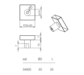 POMO MUEBLE CUADRADO DIDHEYA I-437