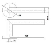 JOC MANETES ROSETA BECUSA TUBULAR RECTA MRL-2