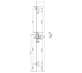 CERRADURA SEGURIDAD 3P MCM 702-3 CERRADERO CORTO