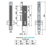 PANY ENCASTAR LINCE 5530 PORTES D'ALUMINI