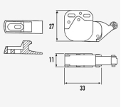 CIERRE EXPULSOR TOCA-TOCA PUSH ON MINI LATCH