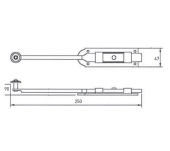 PASADOR SOBREPONER MHA 617