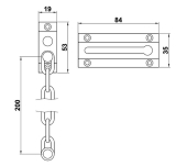 CADENA SEGURIDAD AMIG MODELO 1