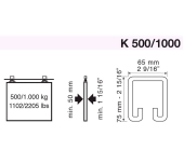 PERFIL GUÍA KLEIN K-500/1000