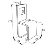 SOPORTE PARED KLEIN K-500/1000