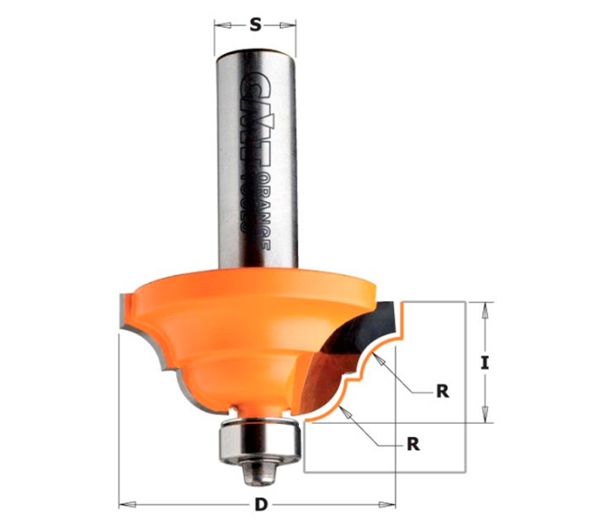 FRESA CMT PARA PERFILAR VÁSTAGO 8MM