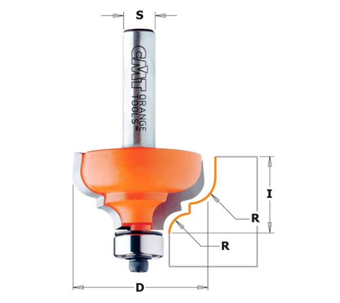 FRESA CMT PER PERFILAR TIJA 8MM