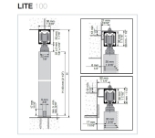 JUEGO ACCESORIOS KLEIN LITE 100 PLETINA SUPERIOR