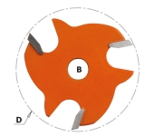 FRESA CIRCULAR CMT PARA RANURAS LATERALES Z3