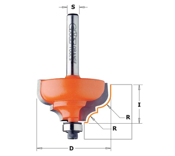 FRESA CMT PARA PERFILAR VÁSTAGO 8MM