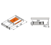 COBERTER DOBLE ORGA-LINE ZSI.500FI03