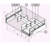 SEPARADOR LONGITUDINAL ORGA-LINE ANTARO Z43L100S