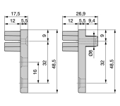 SOPORTE LATERAL EMUCA PERFIL ALBEAM 2