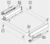 FIJACIÓN FRONTAL LEGRABOX M EXPANDO ZF7M70E2