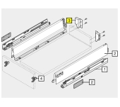 ADAPTADOR DARRERE BLUM Z30M000 DRETA