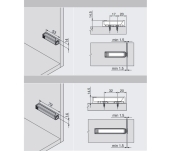 TIP-ON PUERTA REGULABLE IMÁN BLUM 956.1002