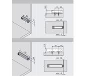 SOPORTE RECTO TIP-ON CORTO 956.1201