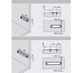 SOPORTE RECTO TIP-ON CORTO 956.1201