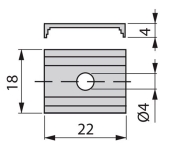 GRAPA DARRERES DENTADA (100UN)