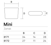 POMO MUEBLE ESTAMP 8171-032