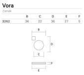 PLACA PUERTA CORREDERA VORA 326