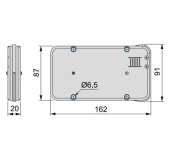 COMPÀS ABATIBLE AMB CABLE EMUCA MINIWINCH