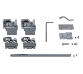 KIT ACCESSORIS AXIS FREE1, 1 PORTA 2 FULLES