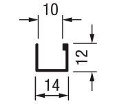 PERFIL "U" PRU10V