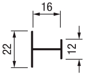 PERFIL "H" PRH16-12