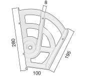 COMPÁS PARA MUEBLE ZAPATERO