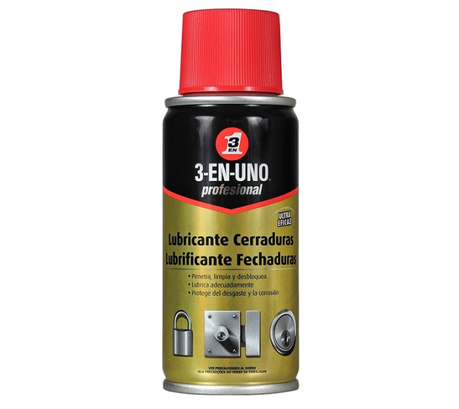 SPRAY 3-EN-UNO LUBRICANTE PARA CERRADURAS