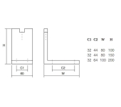 PATA MUEBLE VIEFE FONDA 6005