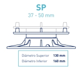 SOPORTE PAVIMENTO FLOTANTE PLOT SP