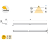 APLIQUE LED EMUCA DIFLEX LUZ BLANCA FRÍA